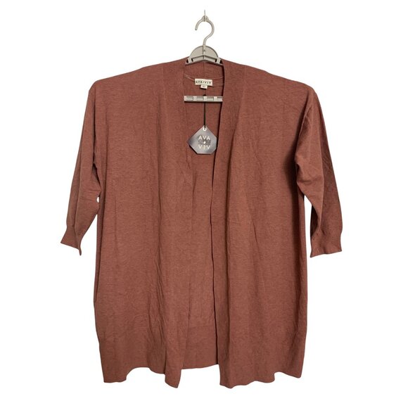 Ava & Viv Womens Plus Size Open Front Cardigan Sweater 3/4 Sleeve Size 2X  20-22 - Picture 1 of 14